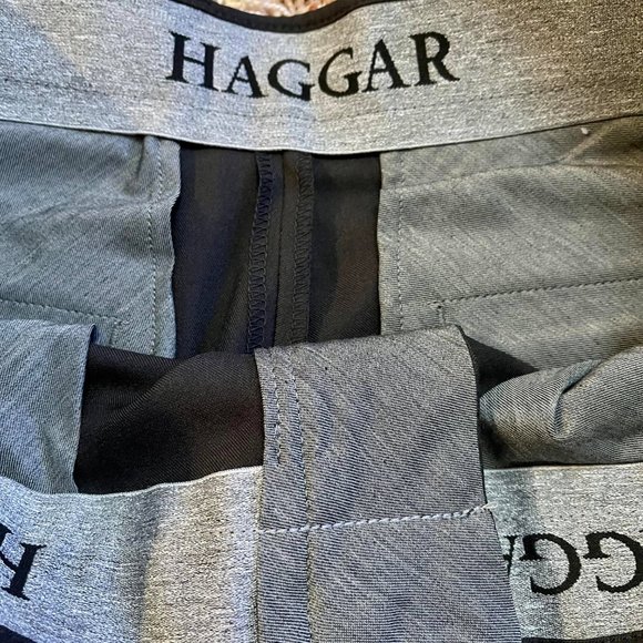 Haggar Men's Super Flex Waistband Comfort Performance Straight Pants, Size 32x29 - Picture 5 of 5